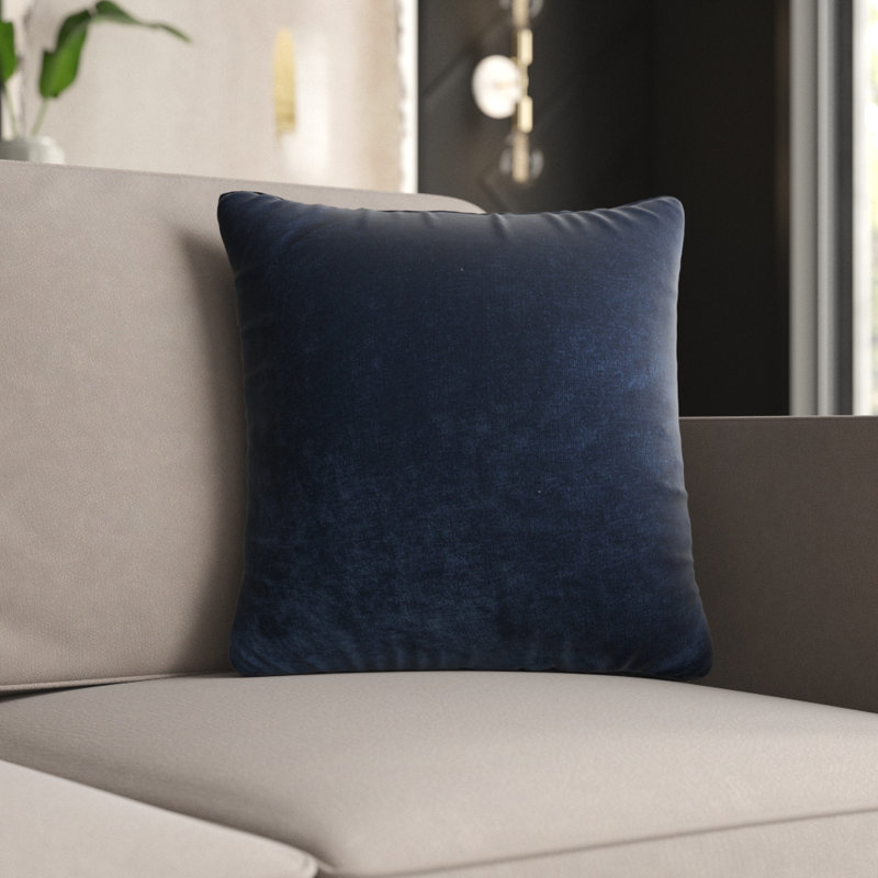 Wein Reversible Throw Pillow, Blue Bell, 20" x 20"