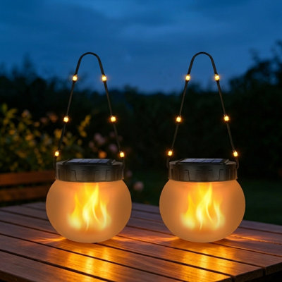 3.9 " Solar Powered Outdoor Lantern