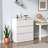 Locking White Metal File Cabinet, 3 Drawers, For Office Storage, Holds Legal/A4/F4 Size Docs, Stable & Dependable 3 Cabinet In White, Lockable, Home Accommodates Secure-482787285