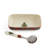 Christmas Tree 2 Piece Rectangular Server With Slotted Spoon