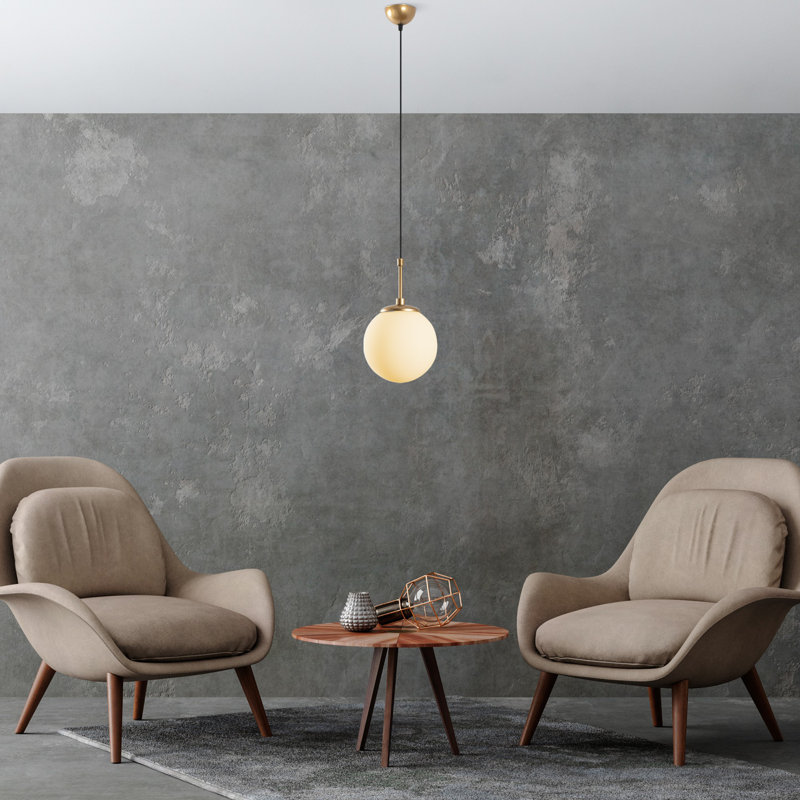 Lustre, Or, H 7,87 po x l 7,87 po x P 15,75 po