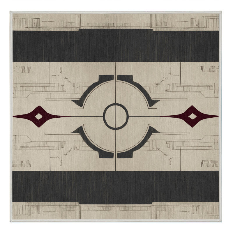 Aristocrat's Aura Rug, Square 3'