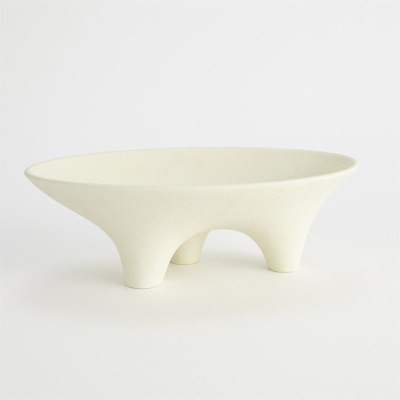 Opus Triple Leg Bowl-Ivory