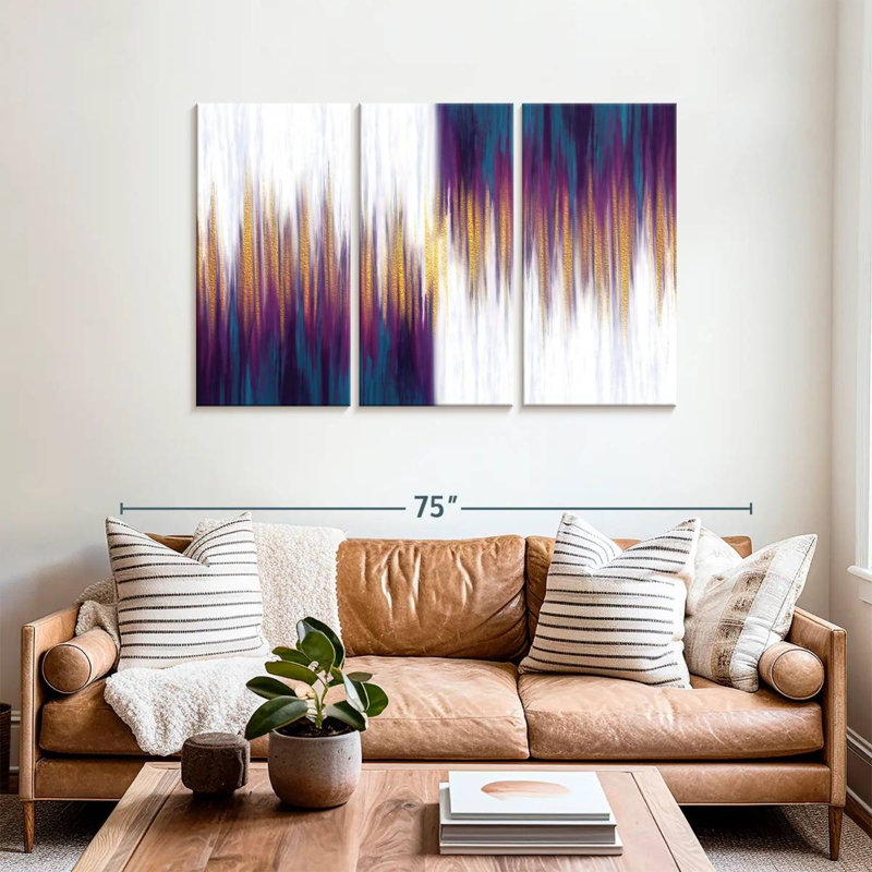 Avery Opposite Paint Drips, 36" H x 57" W