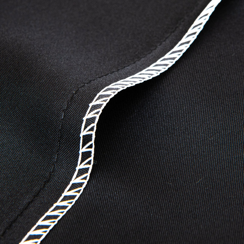 Taies d'oreiller, taies d'oreiller luxueuses en satin avec fermeture à enveloppe - NTBAY, Noir