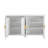 57.5" W 4-door 4-shelf Wood Storage File Cabinet Credenza-472353253