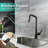 High Arc Pull Down Kitchen Faucet - 3 Function Sprayer & 360° Rotatable Faucet-115810994