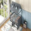 Structure de lit double en bois pleine grandeur, gris-797573475-797573502