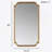 Gold Scalloped Wood Wall Mirror
