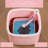 SALAV True & Tidy TrueClean Deluxe Spin Mop and Bucket Set in Rose