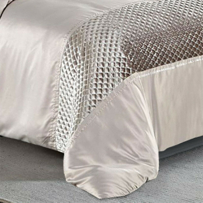 Cheng Polyester Bedding with Pillowcases Included, Mink, Double - 2 Standard Pillowcases