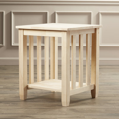Solid Wood End Table