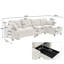 4 Seater Velvet Sofa-1708290151