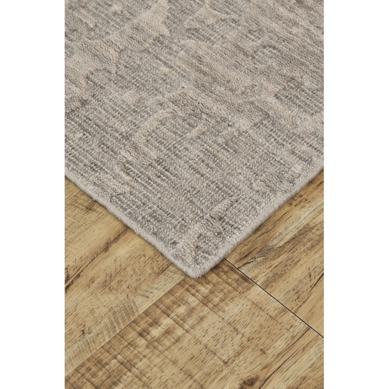 Tapis taupe Buil, Rectangle 5 pi 6 po x 8 pi 6 po