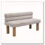 Banc de salle à manger rembourré, bout de lit, banc d'entrée-487902839