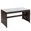 Chaise en rotin 4 pièces Cludia