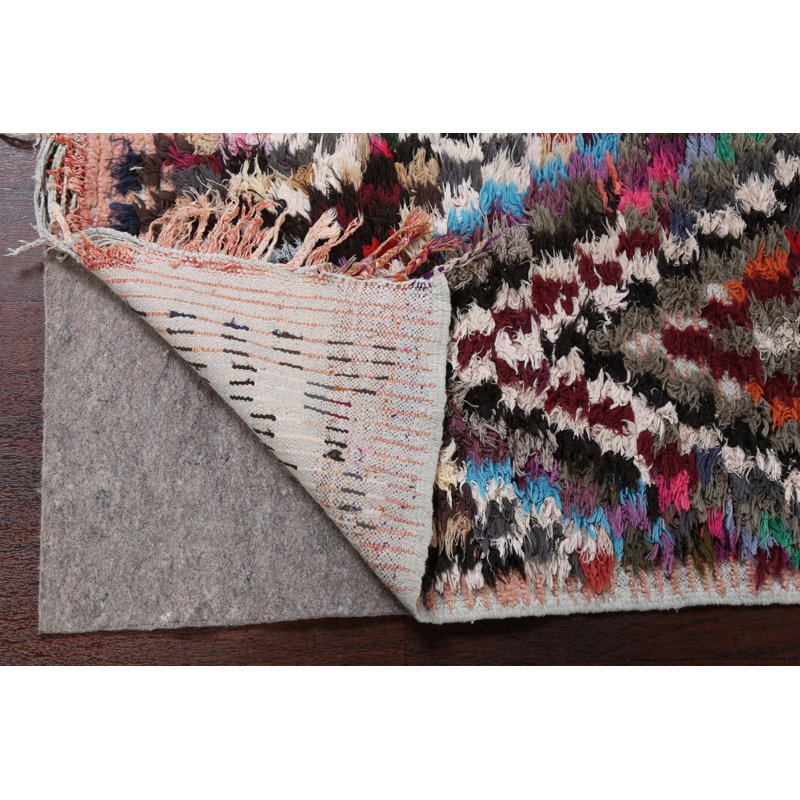 Tapis de couloir marocain oriental noué à la main 2 x 6