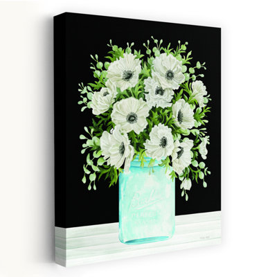 Art contemporain coquelicot printanier