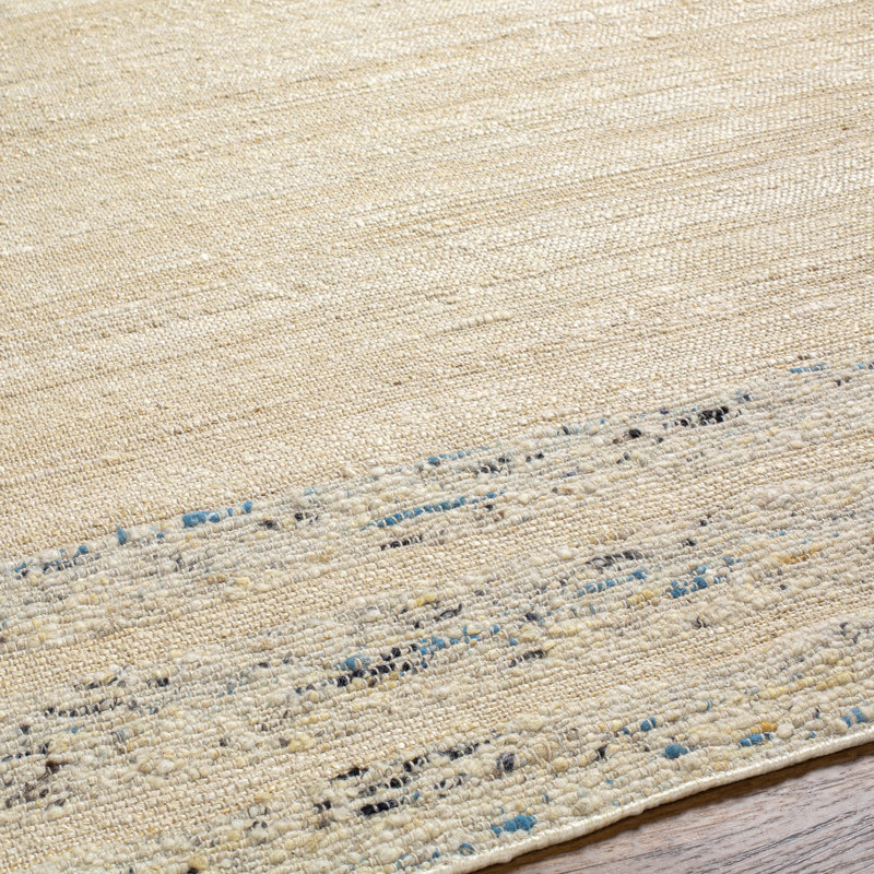 Striped Area Rug in Camel, Rectangle 2' x 3', Light Beige