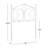 Brenneman Metal Open-Frame Headboard-760751036-770962139