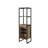 Narik Weathered Oak Finish Wine Rack