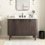 Meuble-lavabo sur pied simple 49 po avec plateau en quartz Blakely-92320002-92320003