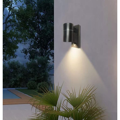 Matte Black 11.5cm H Outdoor Sconce