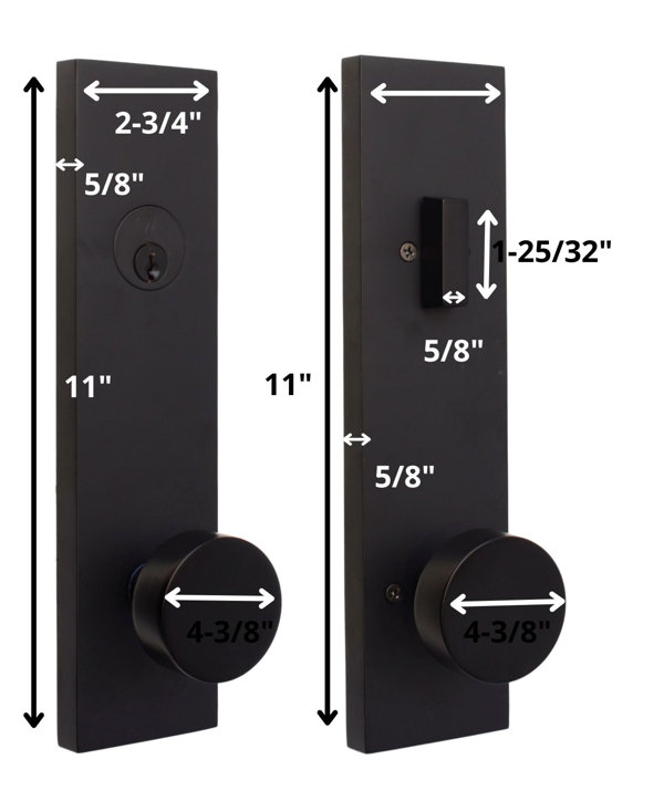 2 Pieces Black Desk Drawer Lock Alloy Lock With 4 Keys Furniture Cy