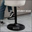Ensemble de 2 tabourets de bar réglables réglables, tissu tactile pour plus de confort et de style
