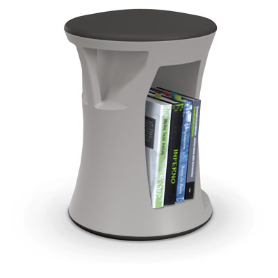  Hierarchy Flipz Black Stool with Rocking and Stationary Design