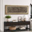 «Geomet Line», art abstrait Wabi Sabi brun et noir, images murales neutres de style Mid-Century, impression sur toile encadrée-111565896-98042122