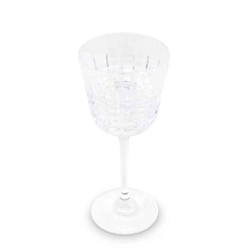 Set of 6 Wine Glasses, Clear