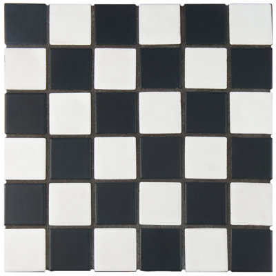 Carreau de mosaïque pour mur et plancher en porcelaine 2 po x 2 po Squire Matte