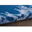 Tapis bleu marine / blanc touffeté à la main Lavonne-1370838362