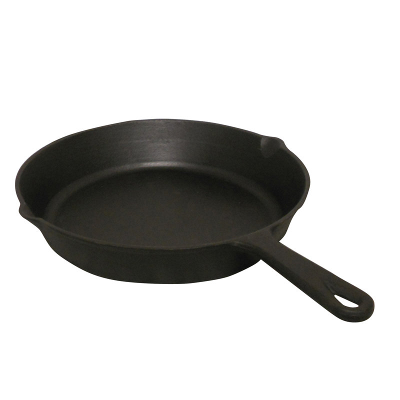 King Kooker Seasoned Cast Iron Skillet, 8" Diameter