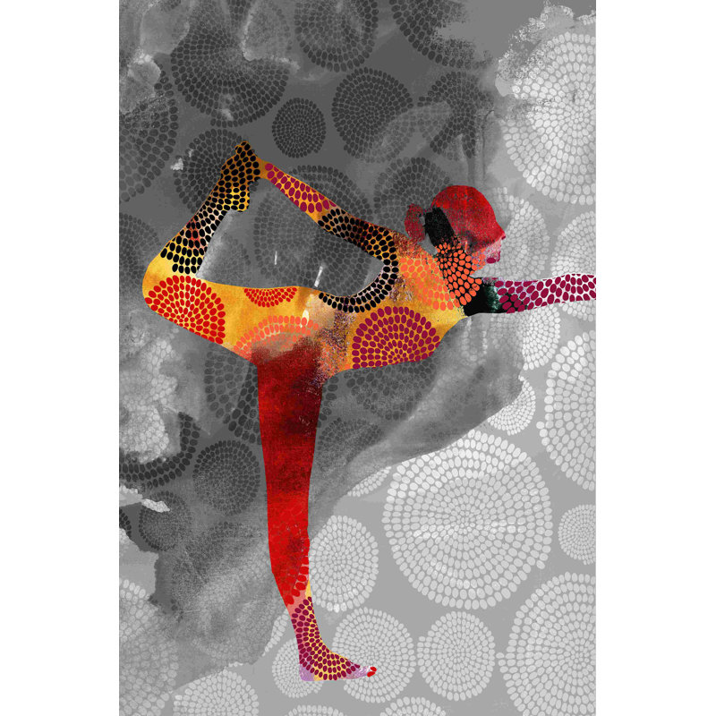 Yoga Pose II, H 18 po x l 12 po x P 1,25 po