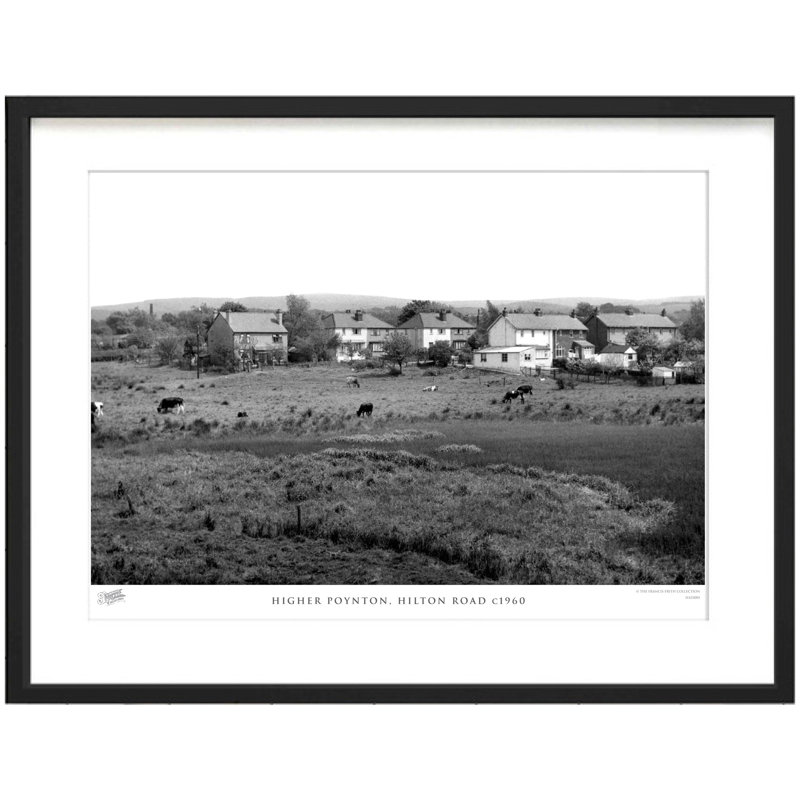 Higher Poynton, Hilton Road C1960 - Single Picture Frame Print, 45cm H x 60cm W x 2.3cm D