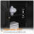 Retro Wooden Sideboard Buffet Cabinet With Spacious Storage, Symmetrical Geometric Accent For Living Room Or Entryway-654531411
