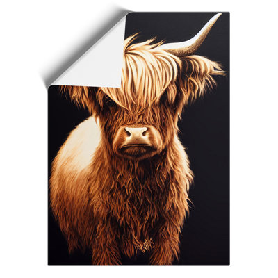 A Splendid Highland Cow - Wall Art