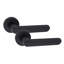  5 Pairs Modern Lima Design Premium Door Handles on Round Rose in Matt Black Finish 3" Ball Bearing Hinges and 2.5" Tubular Latch