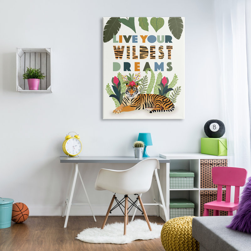 Live Your Wildest Dreams - impression, H 48 po x l 36 po x P 1,5 po, Toile tendue