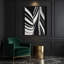 DiagonalStripes, art mural sur toile grise-51071535