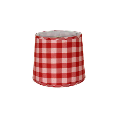 Red Check Lamp Shade