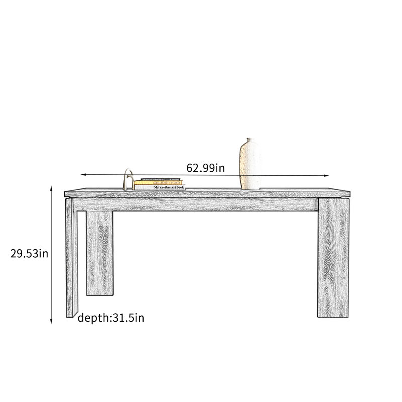 Evadell, 29.53"H x 62.99"L x 31.5"W