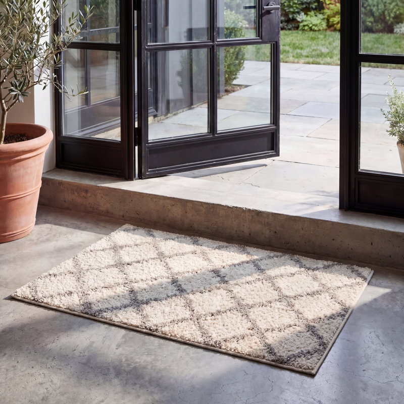Tapis géométrique Oddger Performance, Rectangle 2 pi 6 po x 4 pi