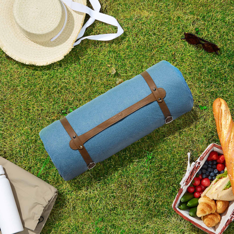 Picnic Blanket, Blue, 200cm W x 300cm D