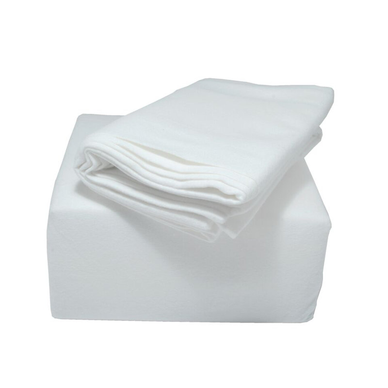 100% Cotton Fitted Sheet, White