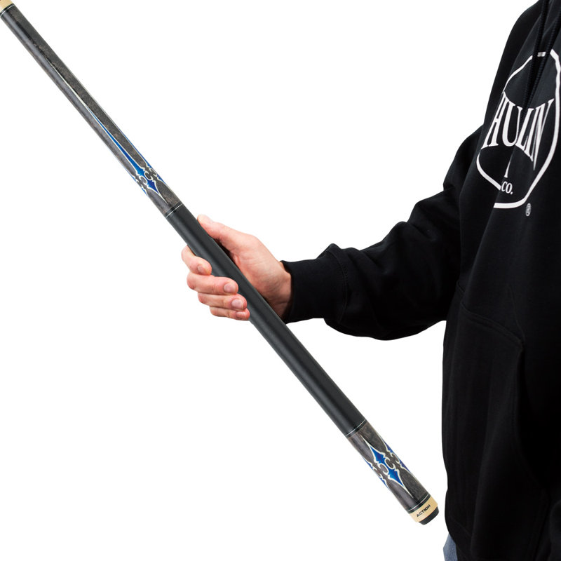 Action ACT137 Exotic Series Grey Stain Pool Cue - 21oz, 21 Oz.