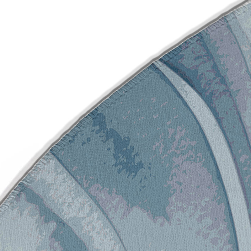Gentle Drift Indoor And Outdoor Area Rug, Round 5'