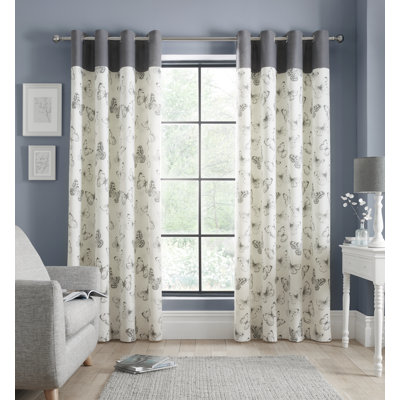 Sibella Eyelet Room Darkening Curtains
